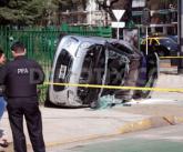 Автомобиль Саморано после аварии Автомобиль Саморано после аварии