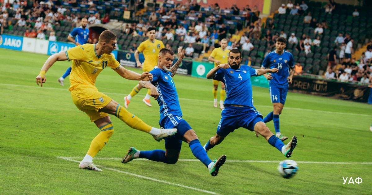 Украина завершает серию спаррингов победой в Кишиневе