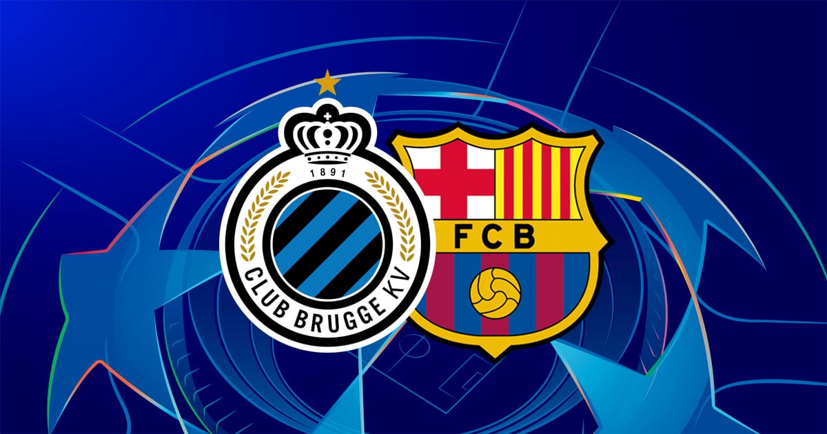 Онлайн-трансляция матча Лиги Чемпионов Брюгге - Барселона 